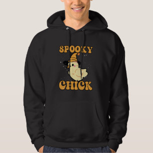 Halloween Chicken Costume Chicken Farmer Scary Roo Hoodie