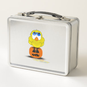 Halloween Chicken Metal Lunch Box