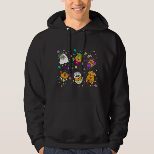 Halloween Chicken Nuggets Scary Holiday Food Lover Hoodie