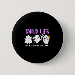 Halloween Child Life Specialist, Fall Child Life S Button