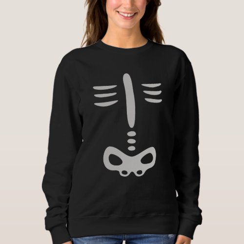 Halloween Children Skeleton Costume Sweatshirt