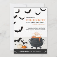 Halloween Chili Cook Off Invitation 