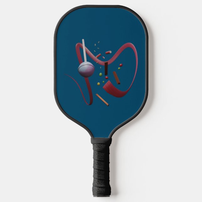 Halloween Chocolate Candy Pickleball Paddle (Front)