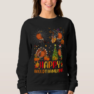 Halloween Christmas American Robin Bird Hallothan Sweatshirt