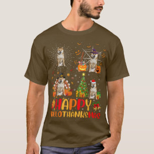 Halloween Christmas Funny Cocker Spaniel Dog Hallo T-Shirt