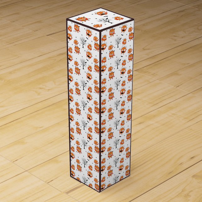 Halloween Christmas Gift for Wine Box (Front)