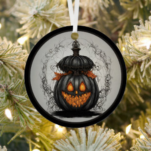 Halloween Christmas Metal Ornament