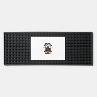 Halloween Christmas Shirt Vintage Pumpkin Tree_1 Bar Mat