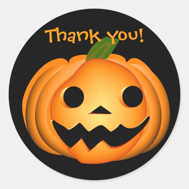 Halloween Classic Round Sticker (Front)