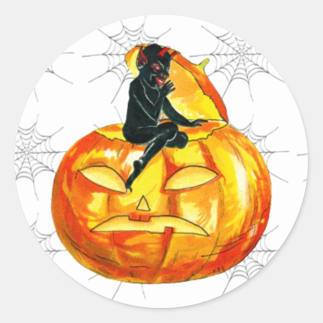 Halloween Classic Round Sticker