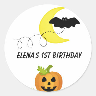 Halloween Classic Round Sticker