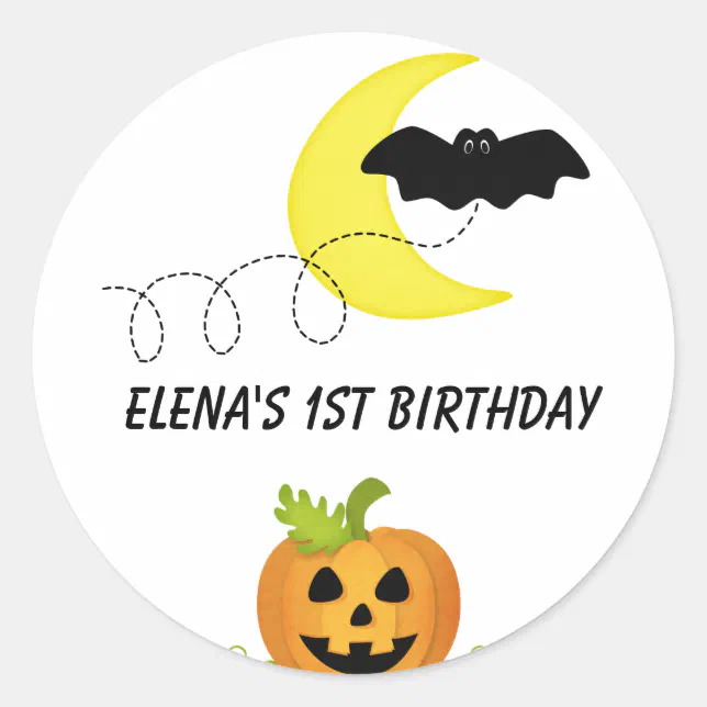 Halloween Classic Round Sticker | Zazzle