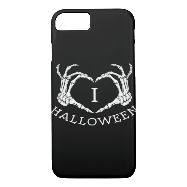 Halloween! Classic - Skeleton Hands Heart Case-Mate iPhone Case (Back)