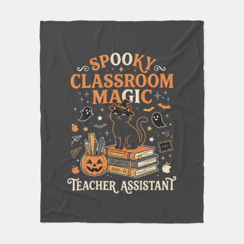 Halloween Classroom Magic Fleece Blanket