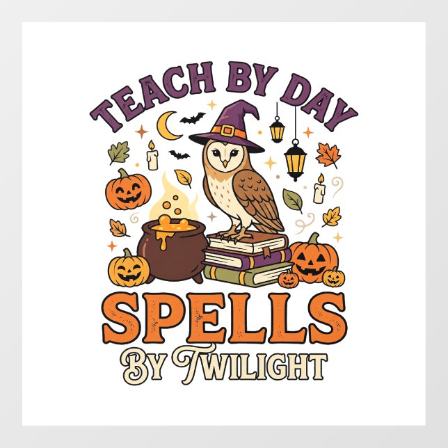 Halloween Classroom Moonlight Magic Window Cling (Sheet)