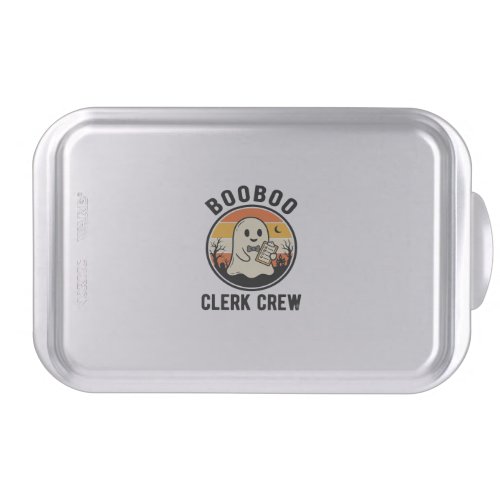 Halloween Clerk BooBoo Ghost Crew Vintage_1 Cake Pan