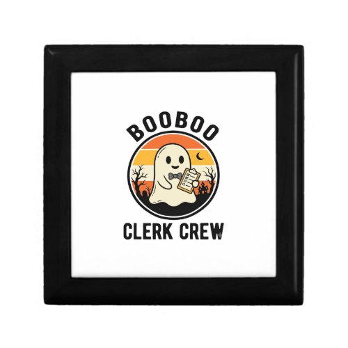 Halloween Clerk BooBoo Ghost Crew Vintage_1 Gift Box