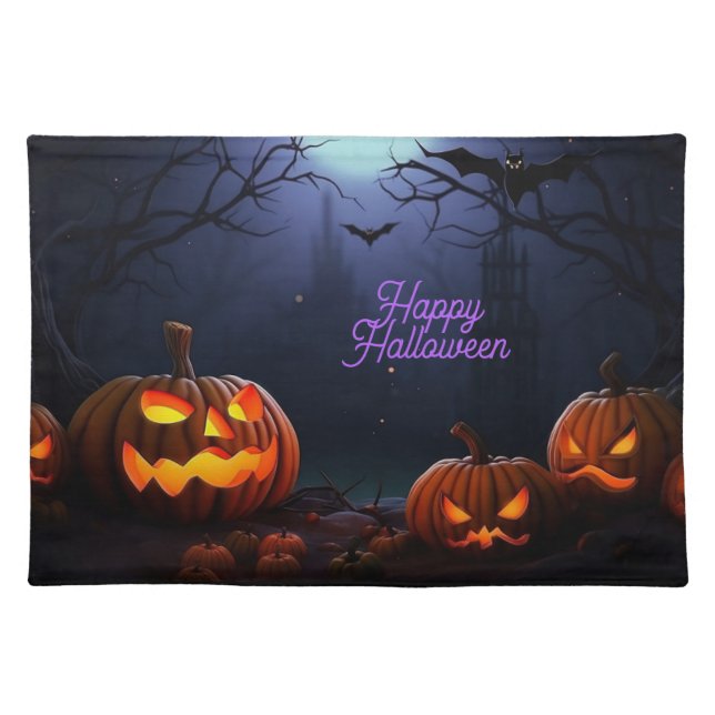 Halloween Cloth Placemat (Front)