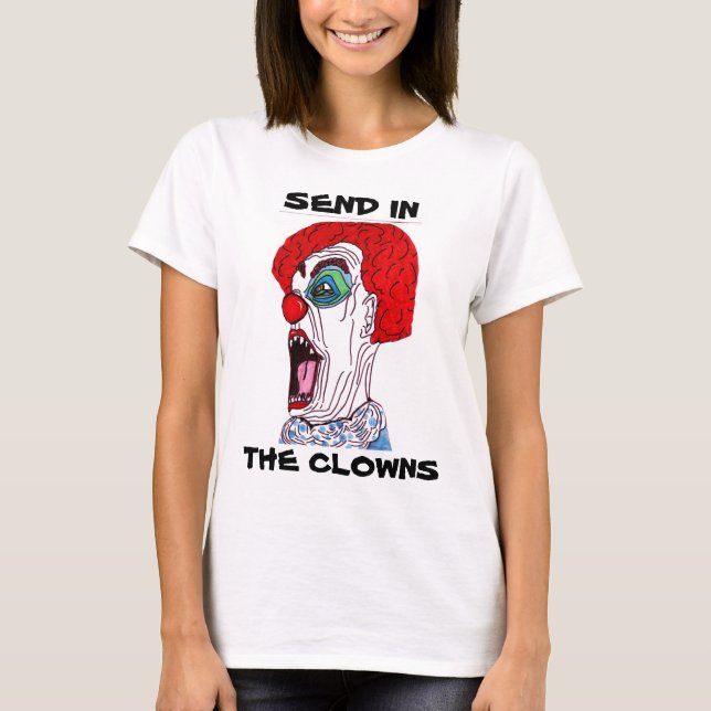HALLOWEEN CLOWN ladys tee (Front)