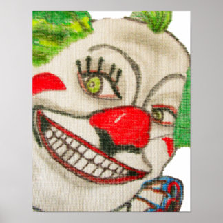 HALLOWEEN CLOWN PATHOLOGICAL PATTY POSTER