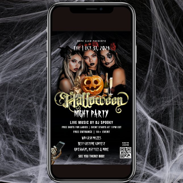 Halloween Club Party Flyer Invitation (Creator Uploaded)