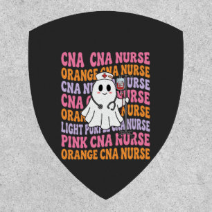 Halloween CNA Nurse Ghost Design Patch