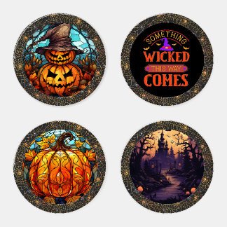Halloween Coaster Set (4)