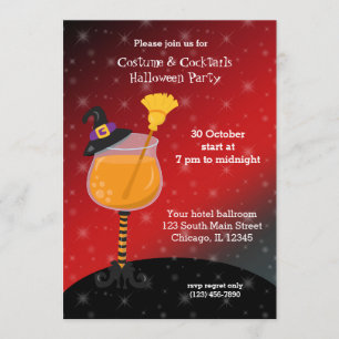 Halloween Cocktail Invitation