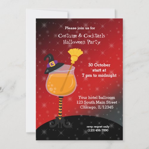 Halloween Cocktail Invitation