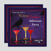 Halloween Cocktail Party Invitation