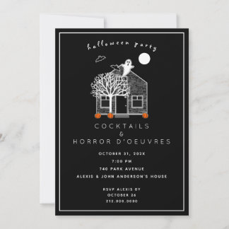 Halloween Cocktail Party Invitation
