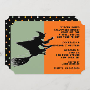 Halloween Cocktail Party Invitation