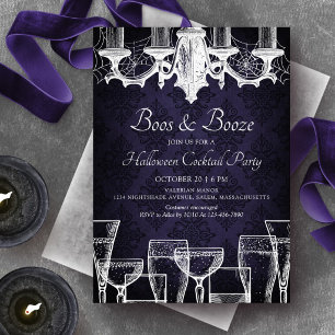 Halloween Cocktail Party Invitation