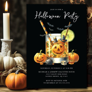 Halloween Cocktail Party Invitation