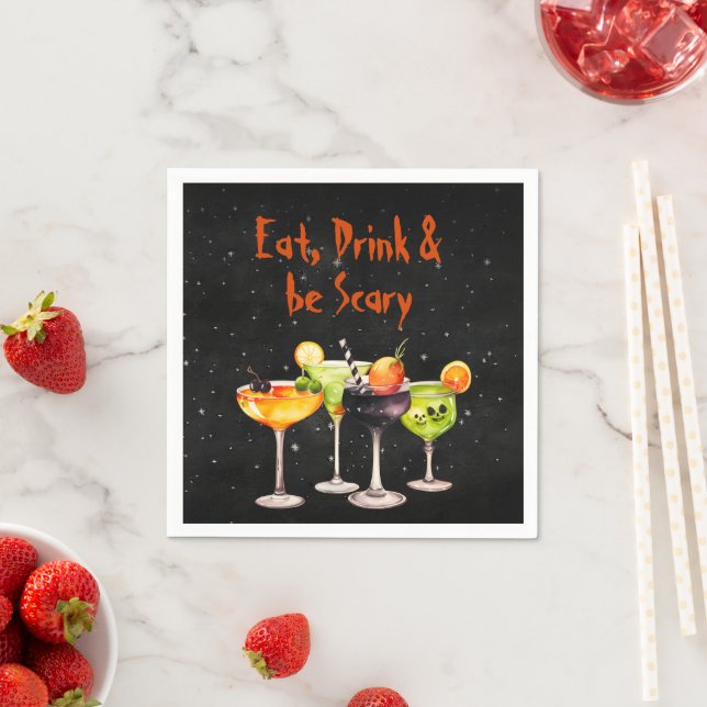  Halloween Cocktail Party  Napkins (Insitu)