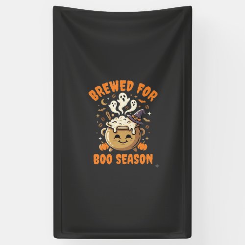 Halloween Coffee Boo Season Banner