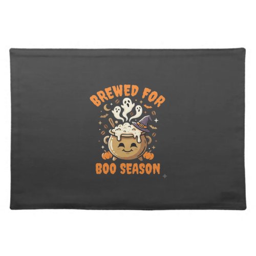 Halloween Coffee Boo Season Cloth Placemat