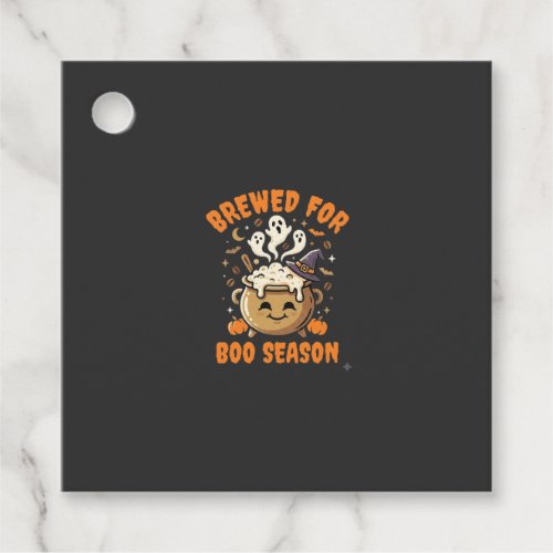 Halloween Coffee Boo Season Favor Tags