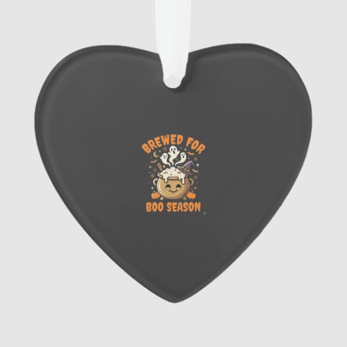 Halloween Coffee Boo Season Ornament
