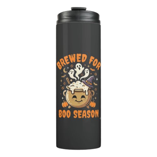 Halloween Coffee Boo Season Thermal Tumbler