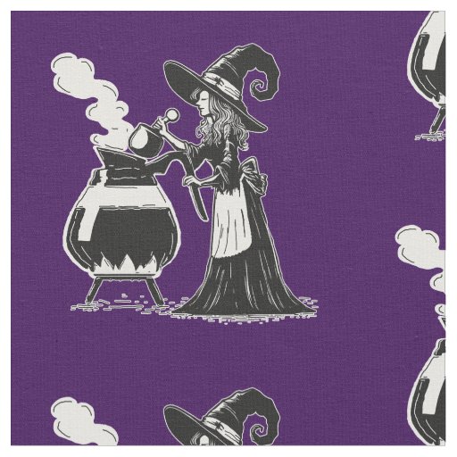 Halloween Coffee Fabric