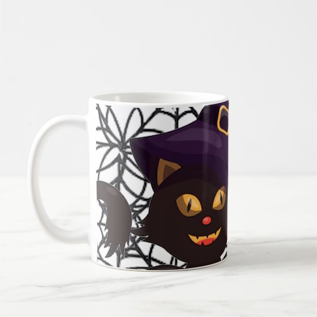 Halloween! 🎃👻 coffee mug (Left)