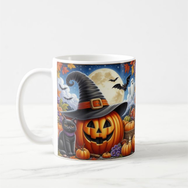 Halloween  coffee mug (Left)