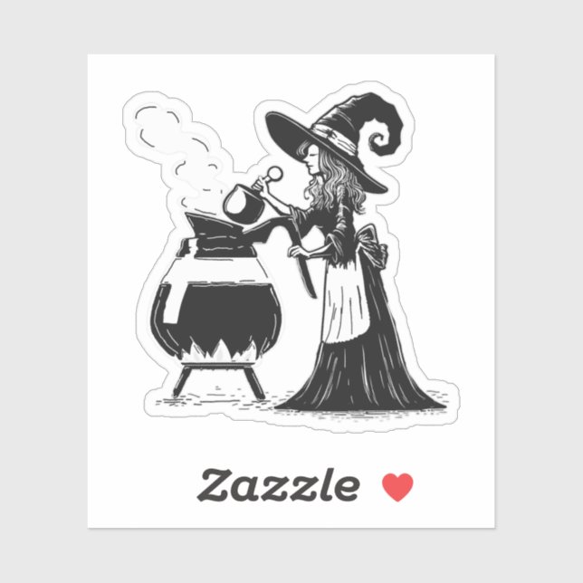 Halloween Coffee Sticker (Sheet)