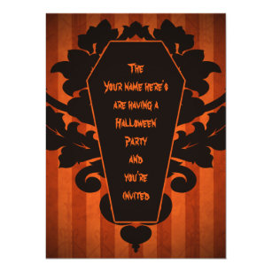 Coffin Invitations | Zazzle