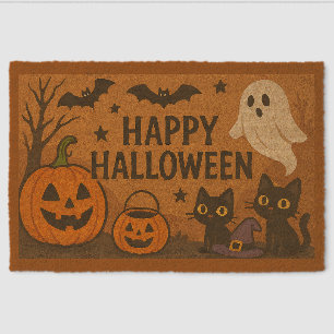 HALLOWEEN COIR Doormat – 24"x16" Indoor/Outdoor Fiber Doormat