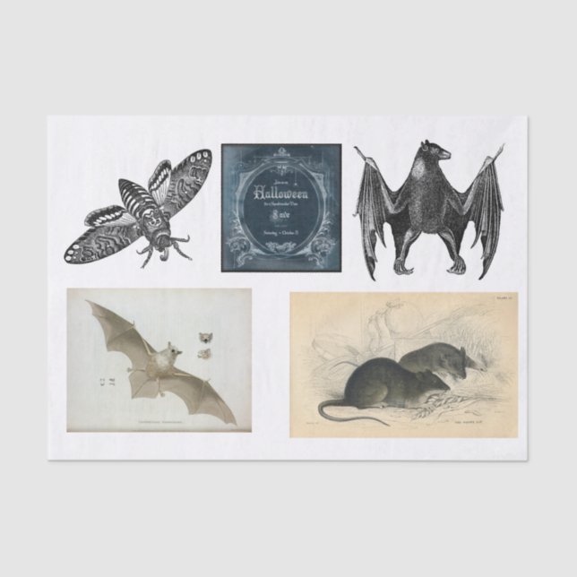 Halloween collection decoupage tissue paper (Front)