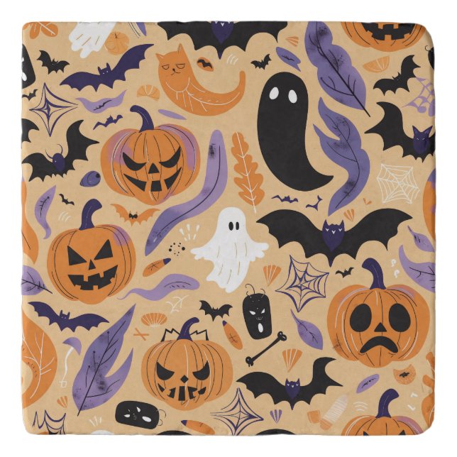 Halloween Collection – Spook Up Trivet (Front)