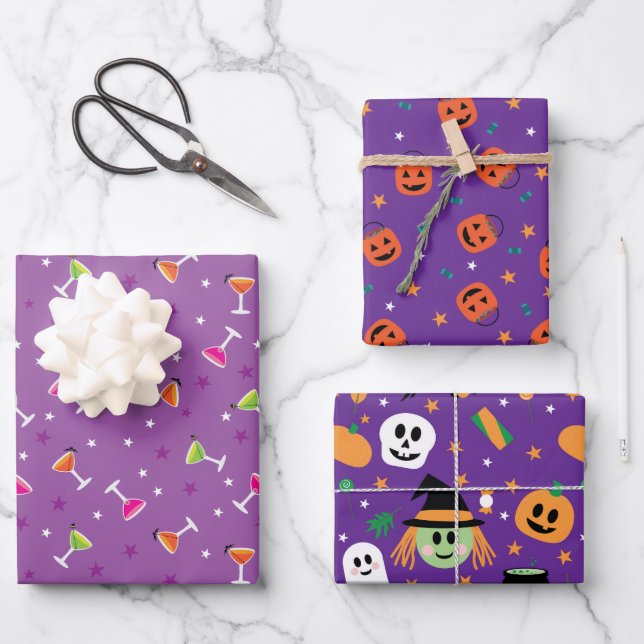 Halloween Collection  Wrapping Paper Sheets (Front)