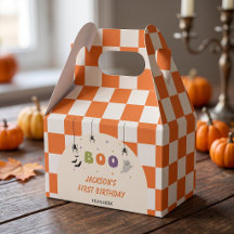 Halloween Colorful Birthday Favor Boxes